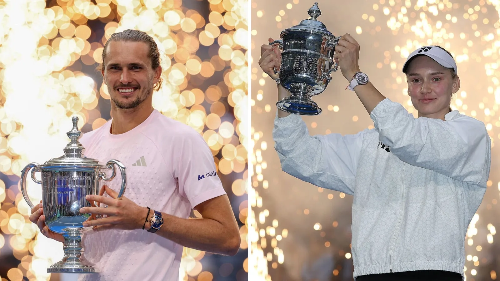 Elena Rybakina und Alexander Zverev wurden Champions bei den US Open