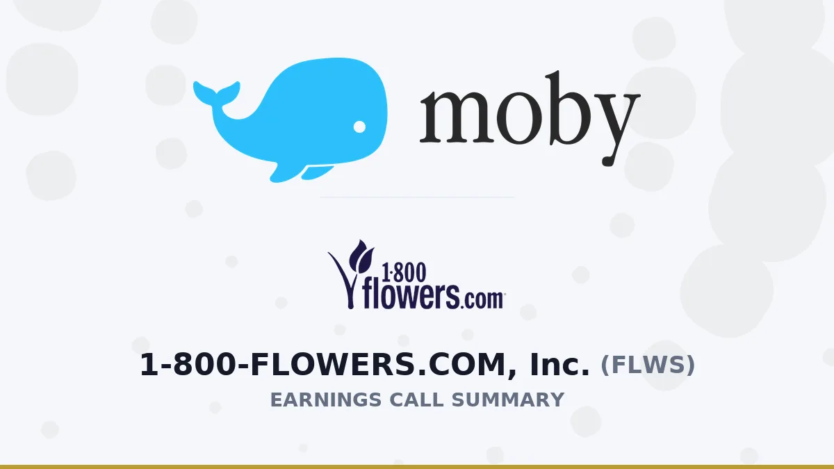 روند صعودی 1-800-FLOWERS.COM: تحلیلی بر گزارش مالی Q4 2026