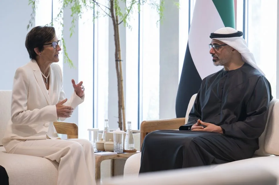 Treffen des CEO von Citi mit Scheich Khalid bin Mohammed bin Zayed Al Nahyan