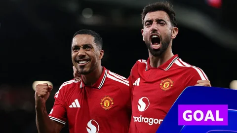 Bruno Fernandes, der Star von Manchester United, trat erneut glänzend auf