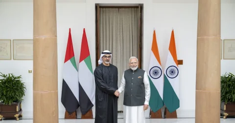 Treffen des Kronprinzen von Abu Dhabi und des Premierministers von Indien: Neue Schritte in den bilateralen Beziehungen
