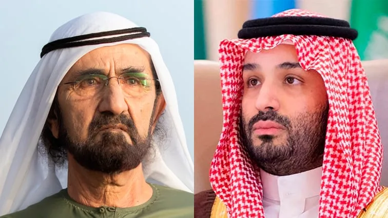 شیخ محمد بن راشد پیام تسلیت را از ولیعهد عربستان دریافت کرد